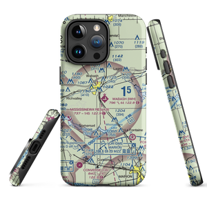 Wabash Municipal Airport (IWH) VFR Sectional  Tough iPhone Case