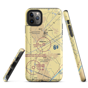 Wagontire Airport (81OR) VFR Sectional  Tough iPhone Case