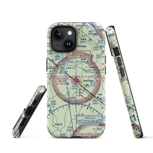 Wakefield Municipal Airport (AKQ) VFR Sectional  Tough iPhone Case