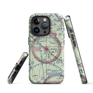 Wakefield Municipal Airport (AKQ) VFR Sectional  Tough iPhone Case