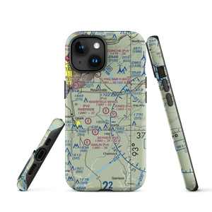 Wakefield Wings Airport (9MO5) VFR Sectional  Tough iPhone Case