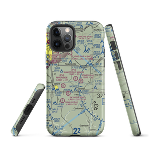 Wakefield Wings Airport (9MO5) VFR Sectional  Tough iPhone Case