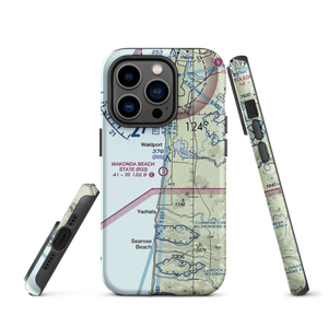 Wakonda Beach State Airport (R33) VFR Sectional  Tough iPhone Case