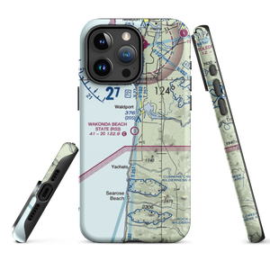 Wakonda Beach State Airport (R33) VFR Sectional  Tough iPhone Case