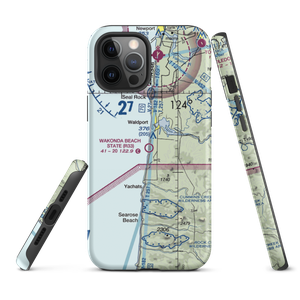 Wakonda Beach State Airport (R33) VFR Sectional  Tough iPhone Case