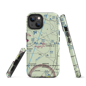 Waldemer Flying W Ranch Airport (MO58) VFR Sectional  Tough iPhone Case