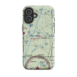 Waldemer Flying W Ranch Airport (MO58) VFR Sectional  Tough iPhone Case