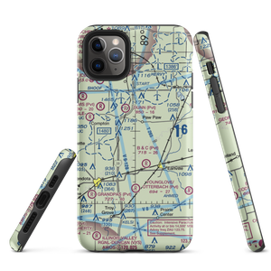 Walder's Farm Airport (1IS5) VFR Sectional  Tough iPhone Case