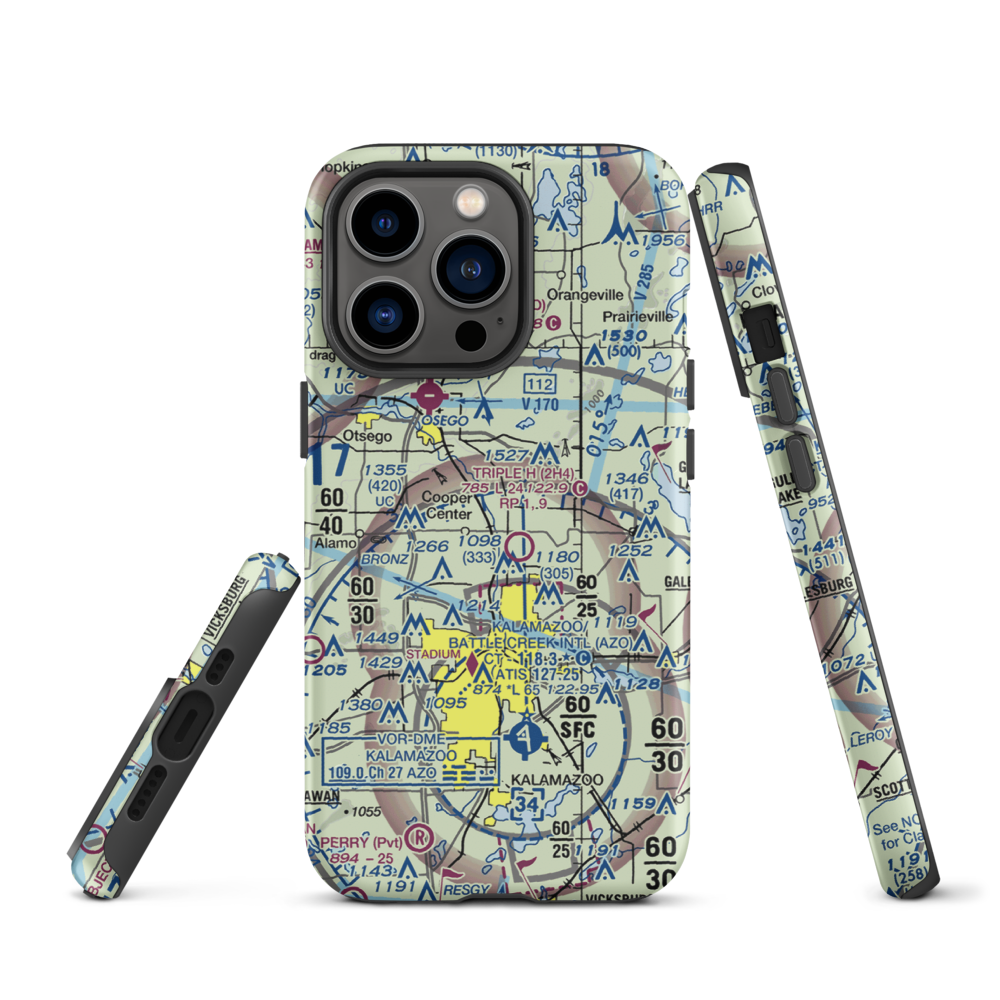 Walker Airport (7MI7) VFR Sectional  Tough iPhone Case iPhone 13 Pro model shown