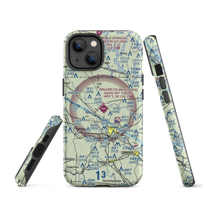 Walker County Airport-Bevill Field (JFX) VFR Sectional  Tough iPhone Case