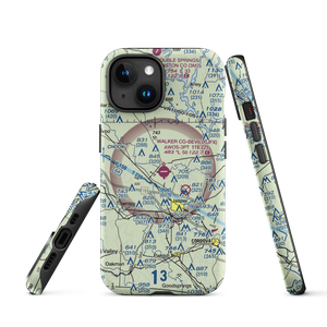 Walker County Airport-Bevill Field (JFX) VFR Sectional  Tough iPhone Case