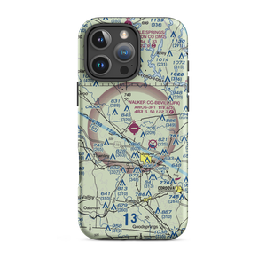Walker County Airport-Bevill Field (JFX) VFR Sectional  Tough iPhone Case