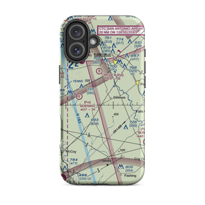 Wall Flying Service Airport (8TE1) VFR Sectional  Tough iPhone Case