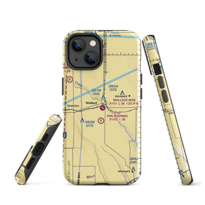 Wallace Municipal Airport (64V) VFR Sectional  Tough iPhone Case