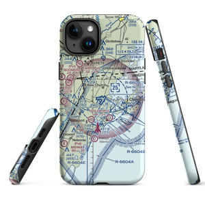 Wallops Flight Facility Airport (WAL) VFR Sectional  Tough iPhone Case