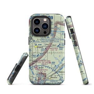 Walls Airport (1AR1) VFR Sectional  Tough iPhone Case