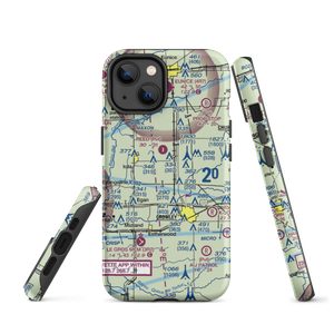 Walsh Airport (LA90) VFR Sectional  Tough iPhone Case