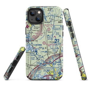 Want's Ultralight Flightpark (43LA) VFR Sectional  Tough iPhone Case