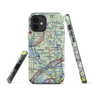 Want's Ultralight Flightpark (43LA) VFR Sectional  Tough iPhone Case