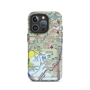 Wards Long Acres Airport (MI15) VFR Sectional  Tough iPhone Case