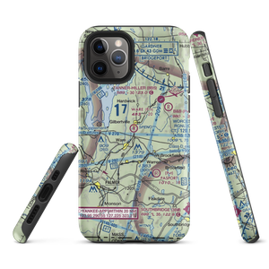 Ware Airport (MA53) VFR Sectional  Tough iPhone Case