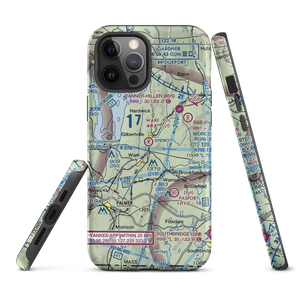 Ware Airport (UWA) VFR Sectional  Tough iPhone Case