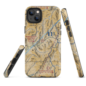 Warm Springs Creek Airport (0U1) VFR Sectional  Tough iPhone Case