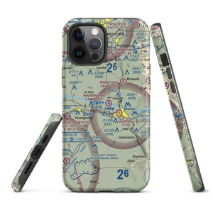 Warren Airpark (7PA1) VFR Sectional  Tough iPhone Case