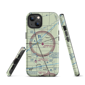 Warren Municipal Airport (D37) VFR Sectional  Tough iPhone Case