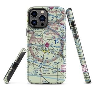 Warsaw Municipal Airport (ASW) VFR Sectional  Tough iPhone Case