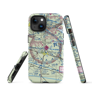 Warsaw Municipal Airport (ASW) VFR Sectional  Tough iPhone Case