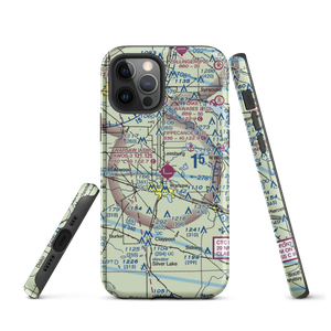 Warsaw Municipal Airport (ASW) VFR Sectional  Tough iPhone Case