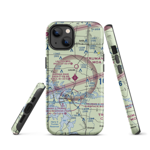 Warsaw Municipal Airport (RAW) VFR Sectional  Tough iPhone Case