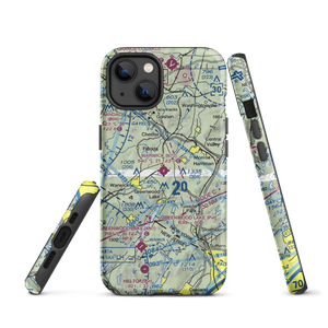 Warwick Municipal Airport (N72) VFR Sectional  Tough iPhone Case