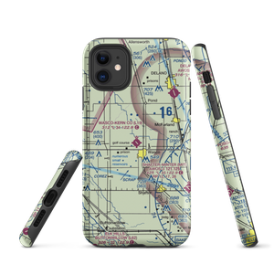 Wasco Kern County Airport (L19) VFR Sectional  Tough iPhone Case