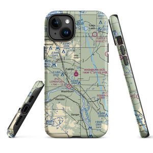 Washburn Municipal Airport (5C8) VFR Sectional  Tough iPhone Case