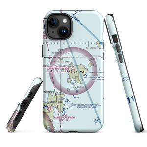 Washington Island Airport (2P2) VFR Sectional  Tough iPhone Case