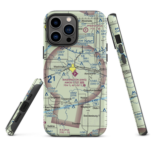 Washington Municipal Airport (AWG) VFR Sectional  Tough iPhone Case