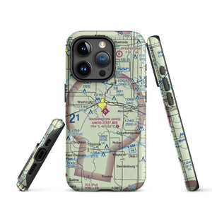 Washington Municipal Airport (AWG) VFR Sectional  Tough iPhone Case