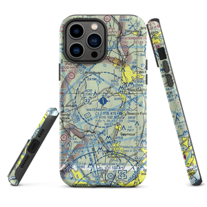 Waterbury Oxford Airport (OXC) VFR Sectional  Tough iPhone Case