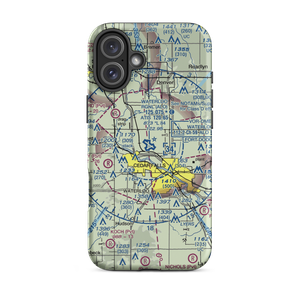 Waterloo Regional Airport (ALO) VFR Sectional  Tough iPhone Case