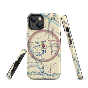 Watford City Municipal Airport (S25) VFR Sectional  Tough iPhone Case