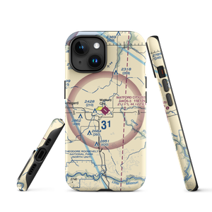 Watford City Municipal Airport (S25) VFR Sectional  Tough iPhone Case
