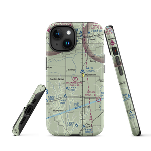 Watkins Private Airport (5IA3) VFR Sectional  Tough iPhone Case