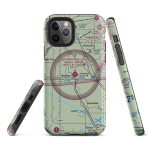 Watonga Regional Airport (JWG) VFR Sectional  Tough iPhone Case