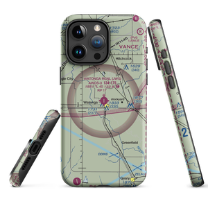 Watonga Regional Airport (JWG) VFR Sectional  Tough iPhone Case