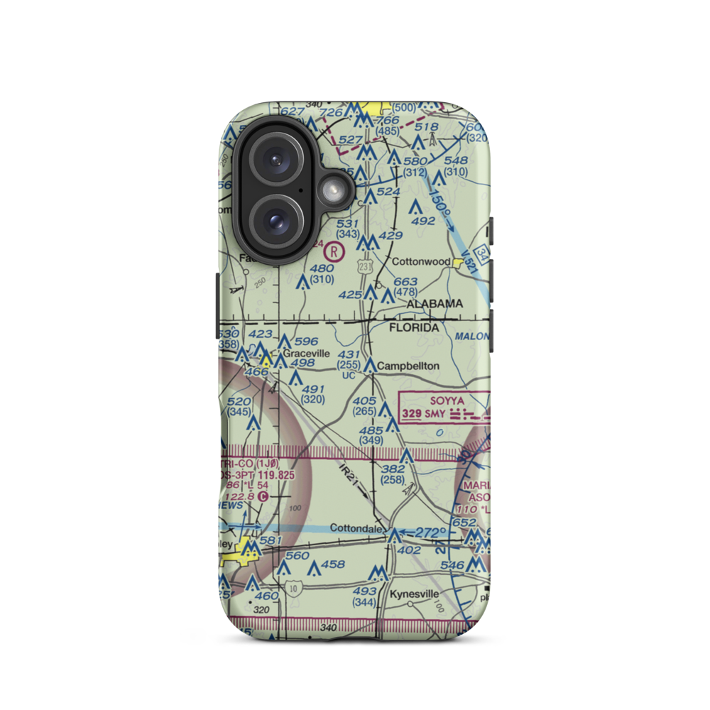 Watson Airport (US-0234) VFR Sectional  Tough iPhone Case iPhone 16 model shown