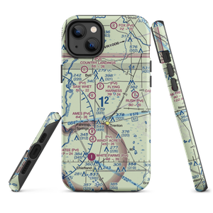 Watson Flight Strip (FL33) VFR Sectional  Tough iPhone Case