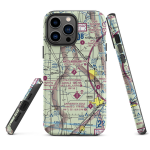Watts Woodland Airport (O41) VFR Sectional  Tough iPhone Case
