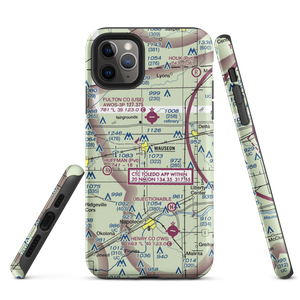 Wauseon Airport (CHC) VFR Sectional  Tough iPhone Case